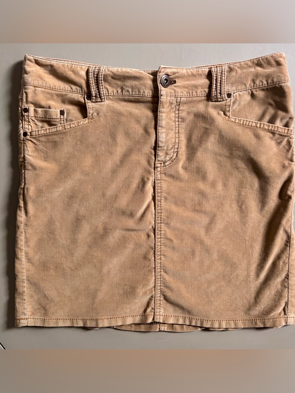 American Eagle AEO Deadstock Early 2000s Velour Low Rise Stretch Mini Skirt - Picture 9 of 9